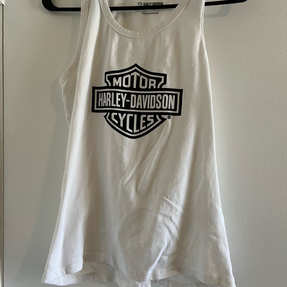 Ladies Harley-Davidson White Tank Top